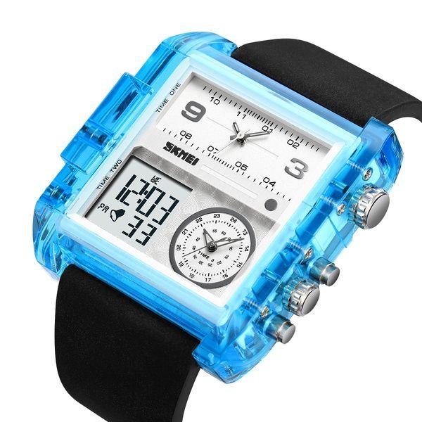 Skmei 2020BU Blue-Transparent SALE 1080-1829 фото