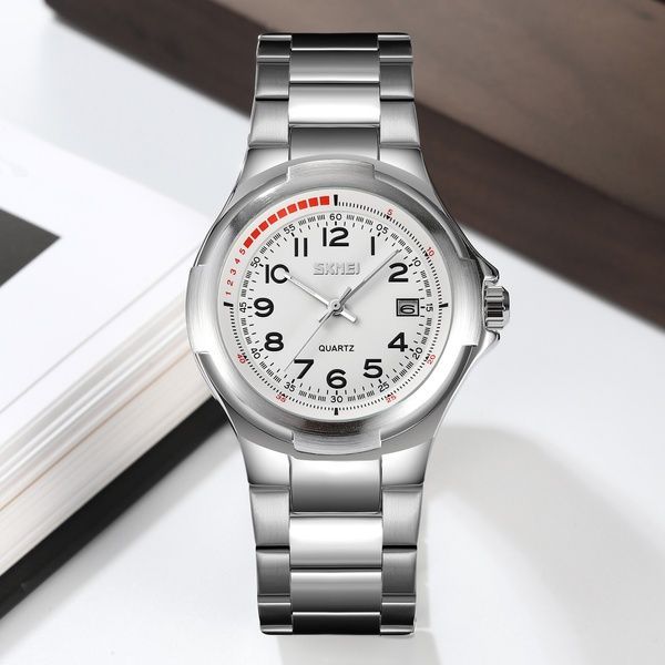 Skmei 9320SIWT Silver-White 1080-2946 фото
