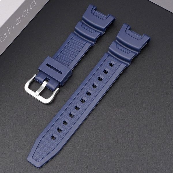 Ремінець для Casio SGW-100 Dark Blue SI 1051-1048 фото