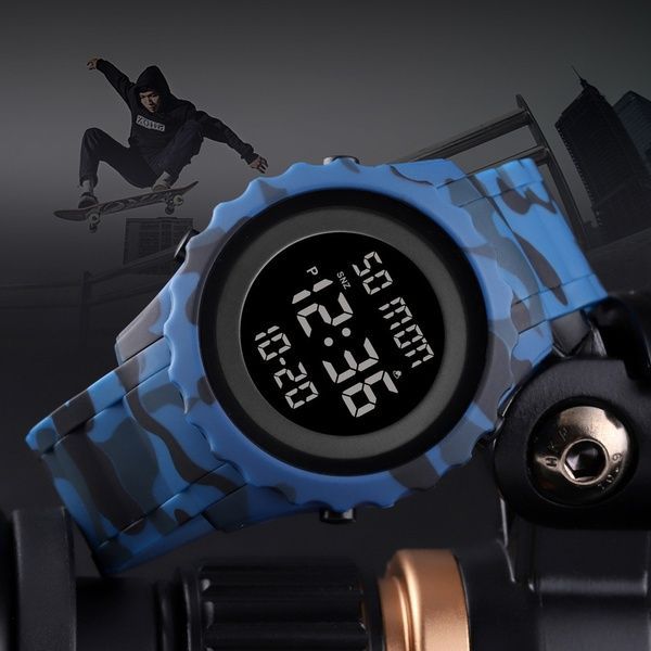 Skmei 1631CMBU Camo Blue SALE 1080-2025 фото