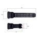 Ремінець для годинника Skmei 1520BK Black 1051-0520 фото 3