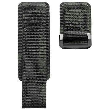 Ремінець для годинника Hemsut HS131 Military nylon Velcro Camo Black 22 mm 1051-1313 фото