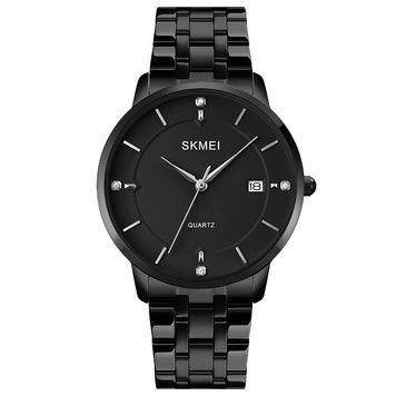 Skmei 1801SBK Black Mesh Band Lady Big Size 1080-1658 фото