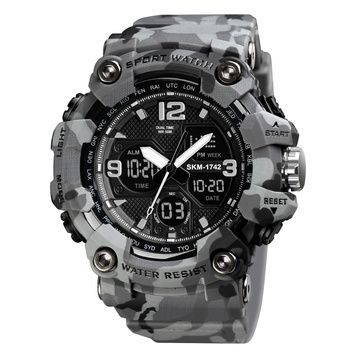 Skmei 1742 Gray Military. SALE 1080-0790 фото