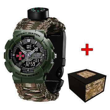 Patriot 005AGSU ЗСУ Паракордовий ремінець Camo Green + Коробка 1201-0342 фото