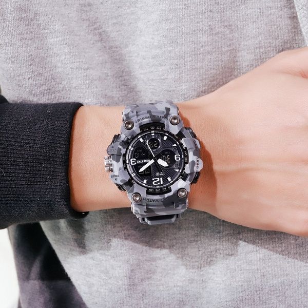 Skmei 1742 Gray Military. SALE 1080-0790 фото