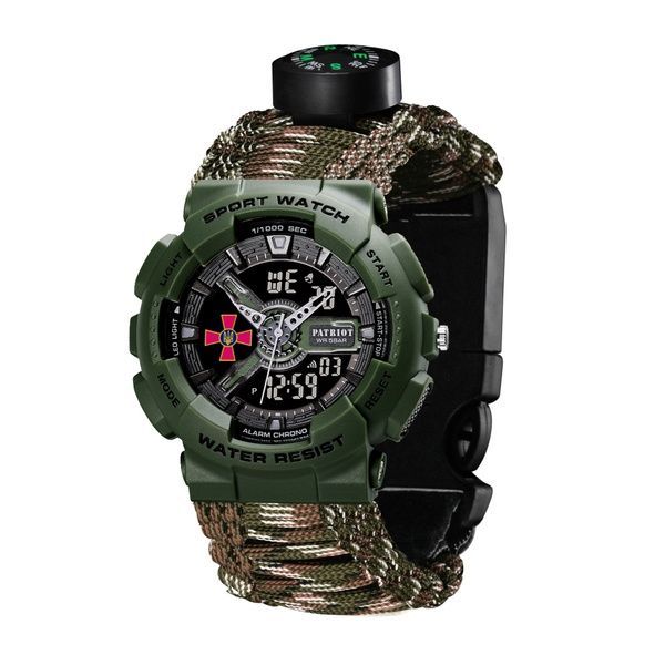 Patriot 005AGSU ЗСУ Паракордовий ремінець Camo Green + Коробка 1201-0342 фото