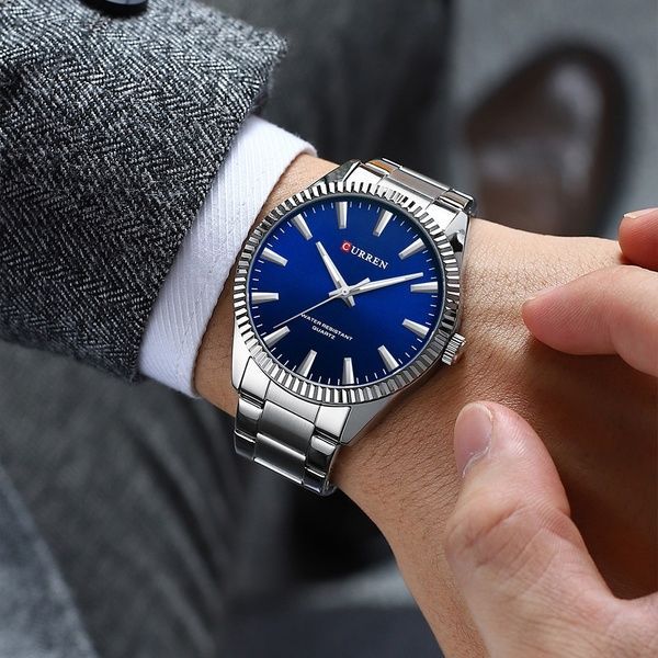 Curren 8425 Silver-Blue 1008-0351 фото