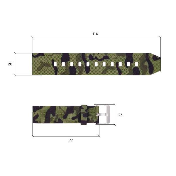 Ремінець для годинника Skmei 1895CMGN Camo Green 1051-0658 фото