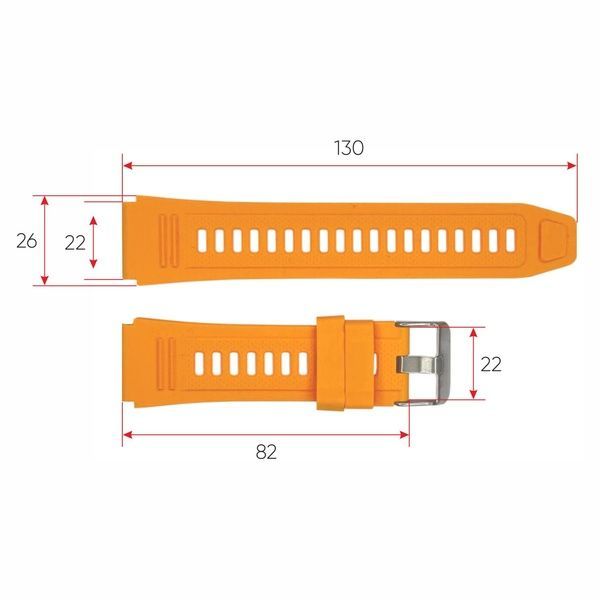 Ремінець для смарт годинника Modfit Combat Orange 1051-0742 фото