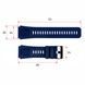 Ремінець для смарт годинника NX8 Blue 1051-1218 фото 3