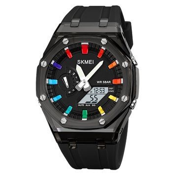 Skmei 2100BKWT Black-White SALE 1080-1743 фото