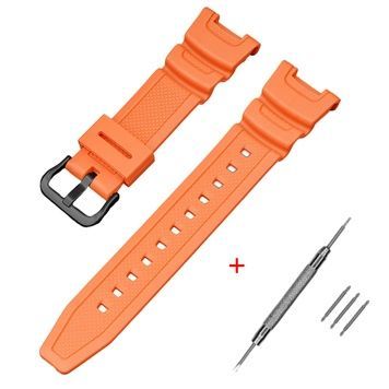 Ремінець для Casio SGW-100 Orange BK 1051-1065 фото