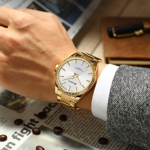 Curren 8425 Gold-White 1008-0353 фото
