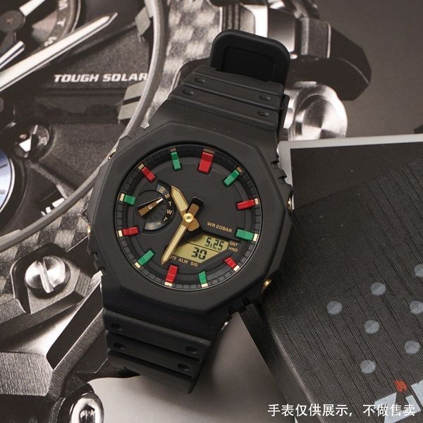 Ремінець + безель (рант) для Casio G-Shock GA-2100 Black SI 1051-0811 фото