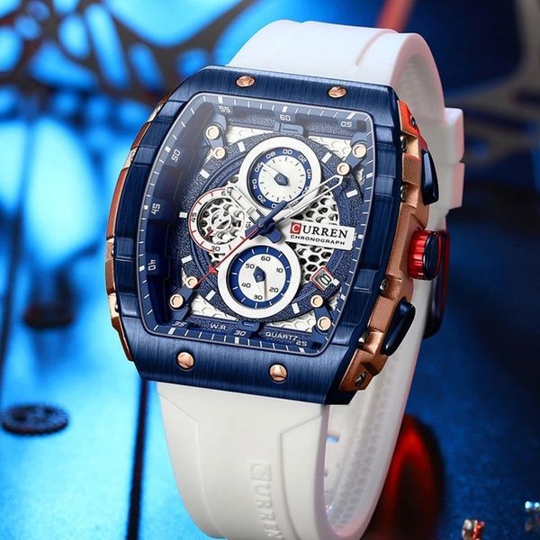 Curren 8442 Blue-Gold-White 1008-0403 фото