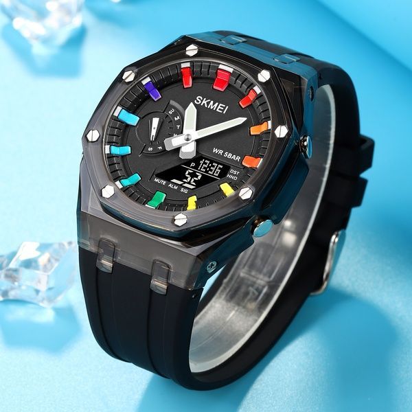 Skmei 2100BKWT Black-White SALE 1080-1743 фото