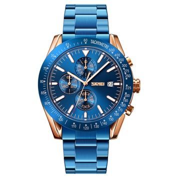 Skmei 9253RGBU Rose Gold-Blue SALE 1080-1389 фото