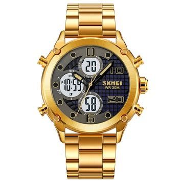 Skmei 1975SGDWT Gold-White Steel 1080-2019 фото