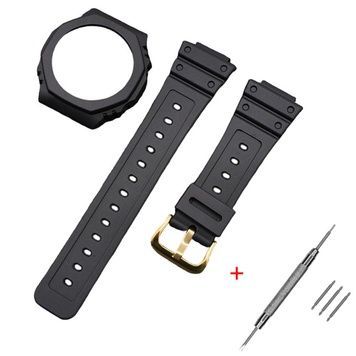 Ремінець + безель (рант) для Casio G-Shock GA-2100 Black GD 1051-0813 фото