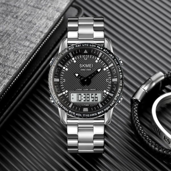 Skmei 1898SIWT Silver-White SALE 1080-1064 фото