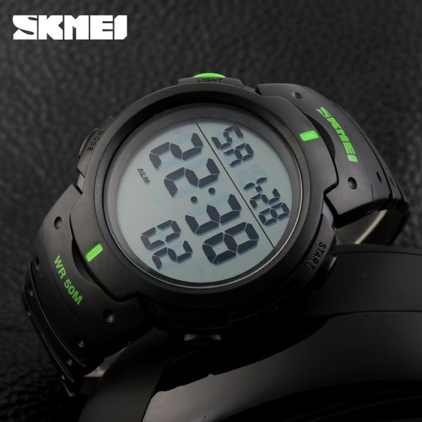 Skmei 1068GN Black-Green 1080-1010 фото
