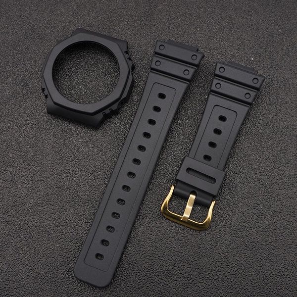 Ремінець + безель (рант) для Casio G-Shock GA-2100 Black GD 1051-0813 фото