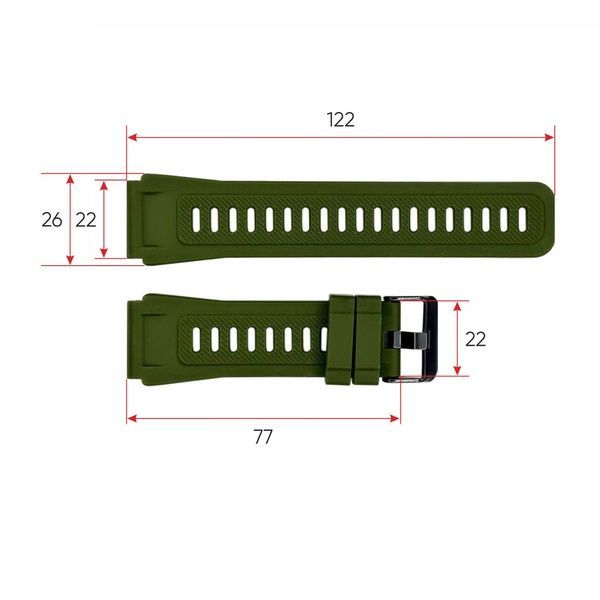 Ремінець для смарт годинника Modfit Ranger Army Green 1051-0727 фото