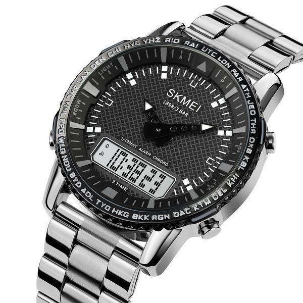 Skmei 1898SIWT Silver-White SALE 1080-1064 фото