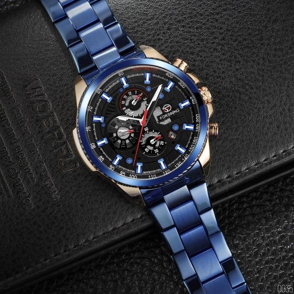 Forsining 6909 Blue-Cuprum-Black 1059-0035 фото