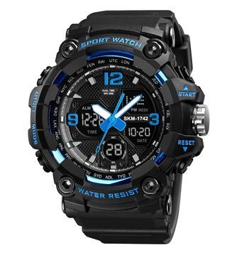 Skmei 1742 Black-Blue SALE 1080-0787 фото