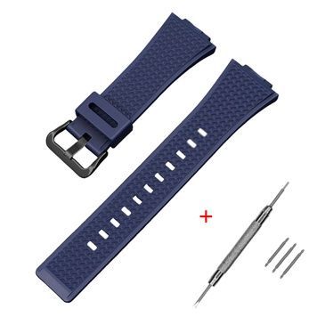 Ремінець для Casio G-Shock GA-100/110 Dark Blue BK 1051-1097 фото