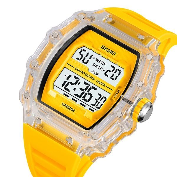 Skmei 2296WTYL White-Yellow 1080-2519 фото