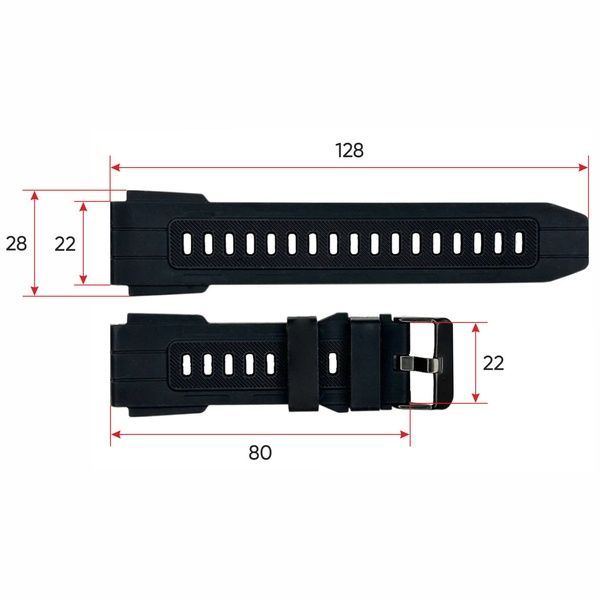 Ремінець для смарт годинника C21pro Black 1051-0773 фото