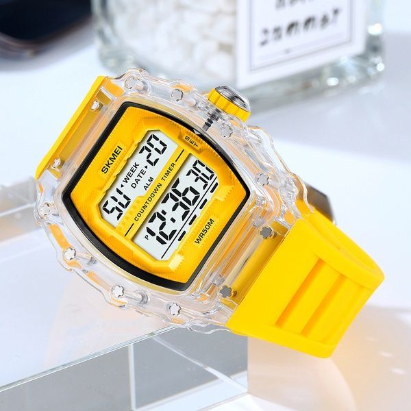 Skmei 2296WTYL White-Yellow 1080-2519 фото