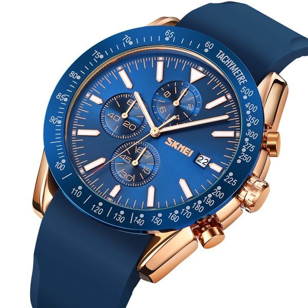 Skmei 9253PRGBU Rose Gold-Blue Sil SALE 1080-1388 фото