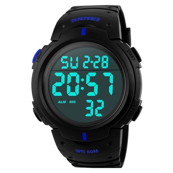 Skmei 1068BU Black-Blue 1080-1009 фото