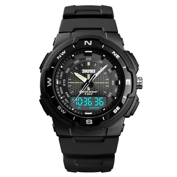 Годинник чоловічий Skmei 1454BKWt Black-White  1080-1508 фото