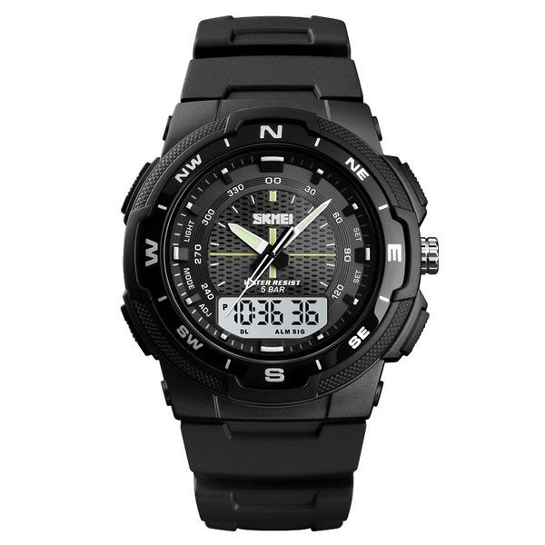 Годинник чоловічий Skmei 1454BKWt Black-White  1080-1508 фото