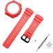 Ремінець + безель (рант) для Casio G-Shock GA-2100/GA-2110 Red Black 1051-0815 фото 1
