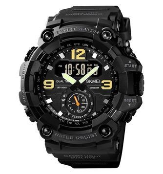 Skmei 1637BK Black. 1080-0784 фото