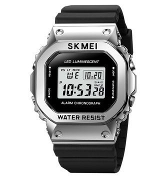 Skmei 1851SIBK Silver Black 1080-0868 фото