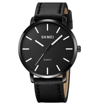 Skmei 1984LBK Black-leather belt 1080-2363 фото