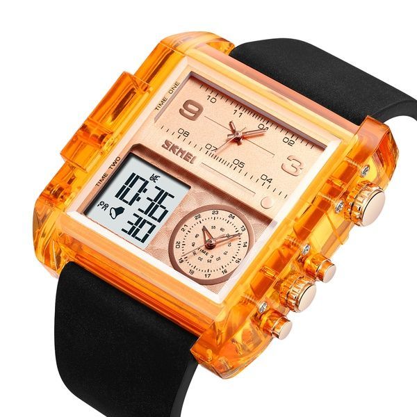 Skmei 2020AR Amber-Transparent SALE 1080-1826 фото