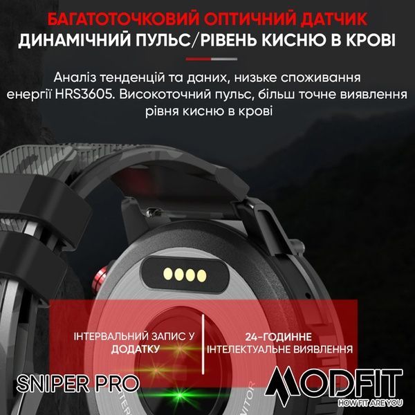 Modfit Sniper Pro Black-Silver 41 мм. 1077-0219 фото
