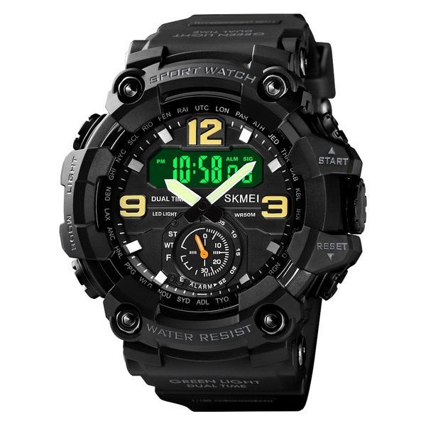 Skmei 1637BK Black. 1080-0784 фото