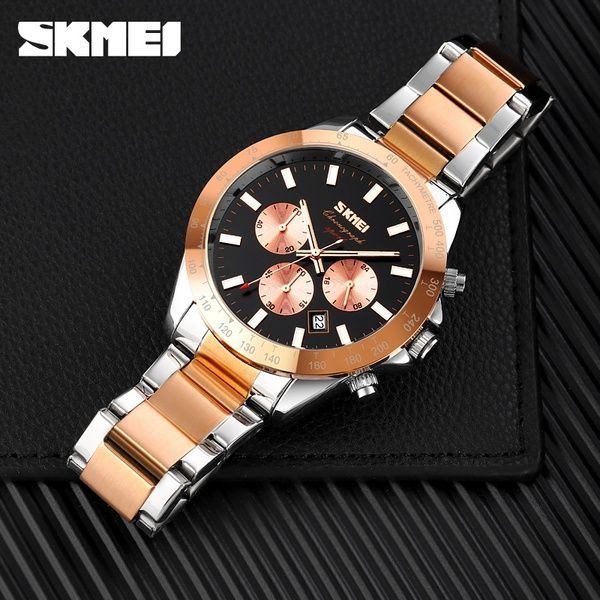 Skmei 9259RGBK Rose Gold-Black 1080-2737 фото