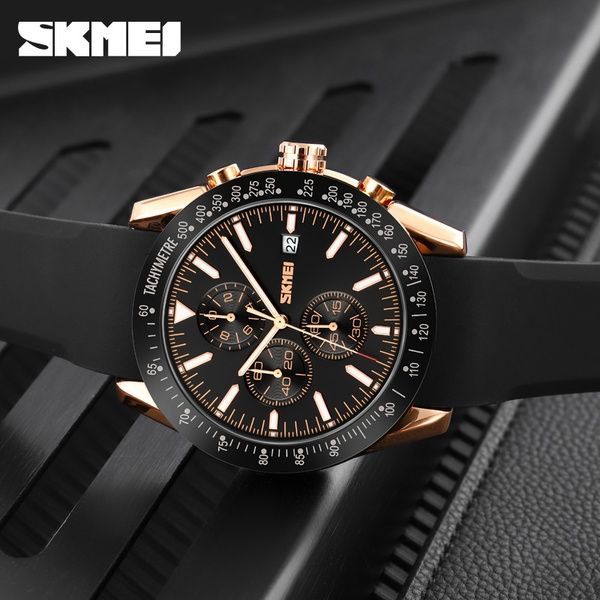 Skmei 9253PRGBK Rose Gold-Black Sil 1080-1387 фото
