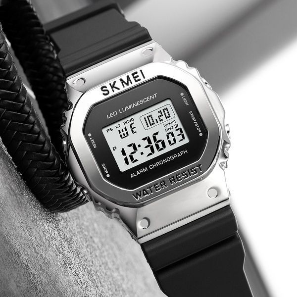 Skmei 1851SIBK Silver Black 1080-0868 фото