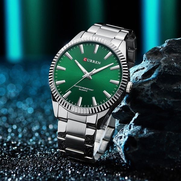 Curren 8425 Silver-Green 1008-0350 фото